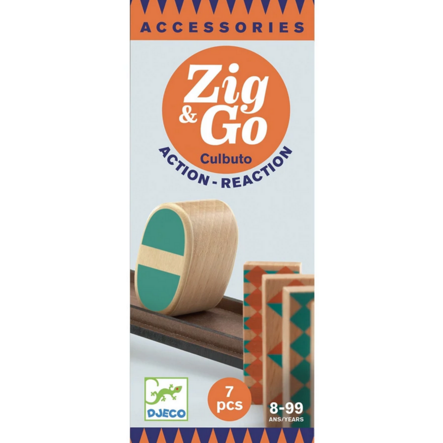 Zig & Go Culbuto 7pc Chain Reaction Accessory Set -8yrs+