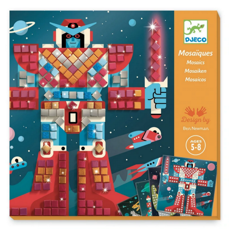 Space Battle Sticker Mosaic Craft Kit