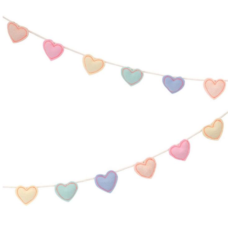 Felt Heart Garland