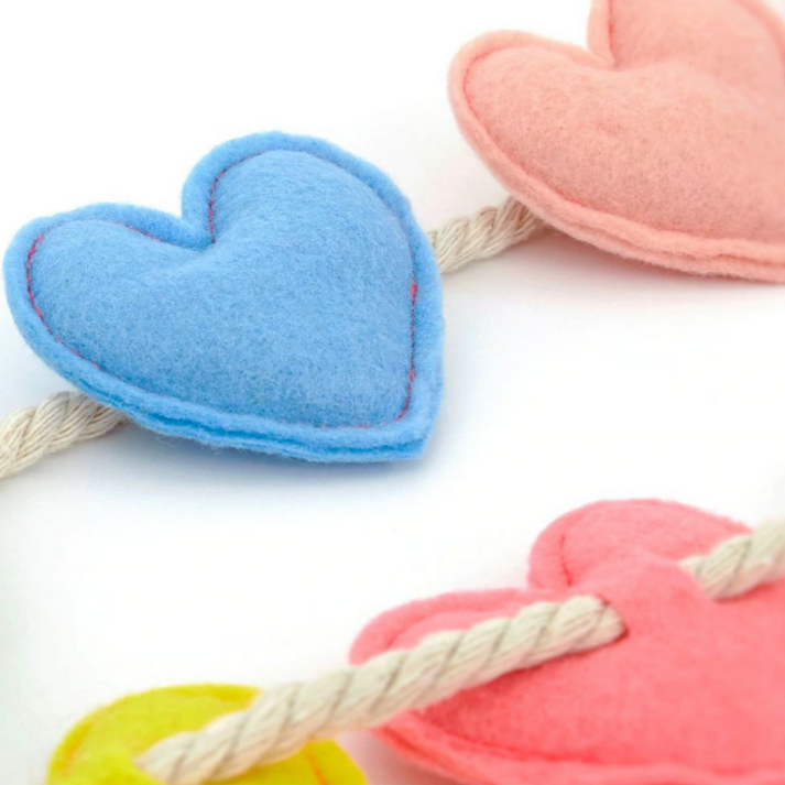 Felt Heart Garland