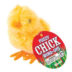 Yellow Fuzzy Chick Wind Up 5yrs+