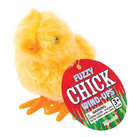Yellow Fuzzy Chick Wind Up 3yrs+