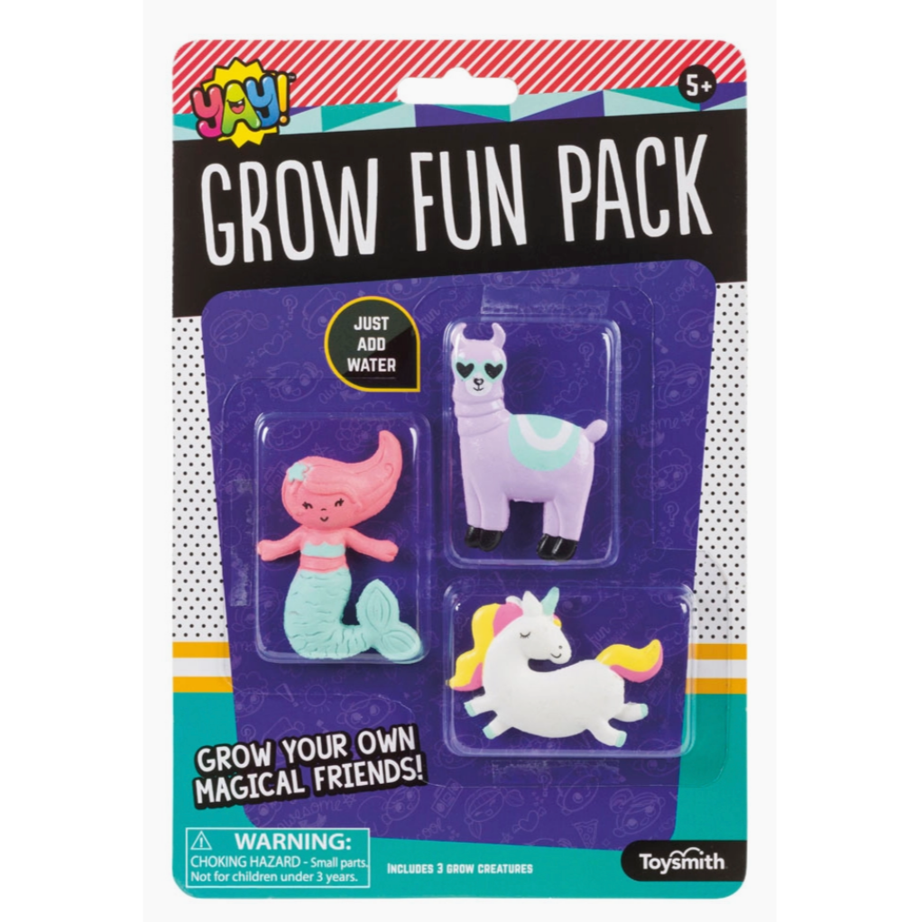 A set of three toy figures that include a mermaid, a dinosaur, and an alien, designed for children's play.