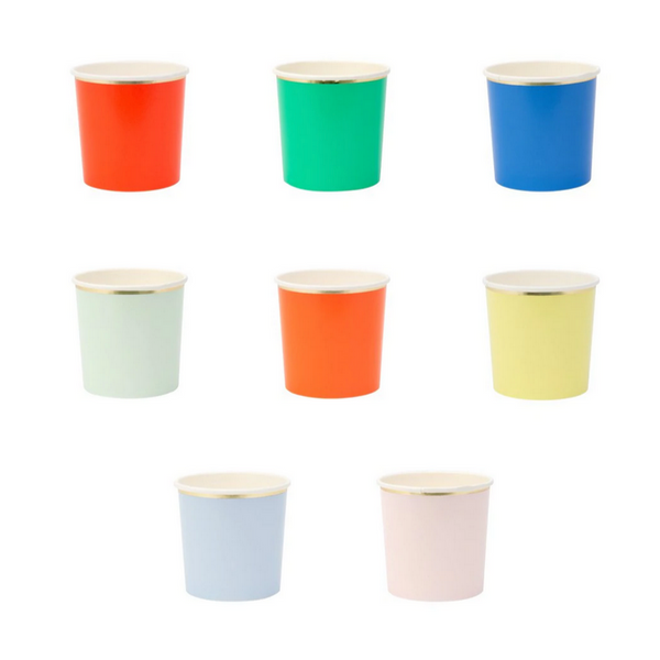 Party Palette Tumbler Cups (pk8)