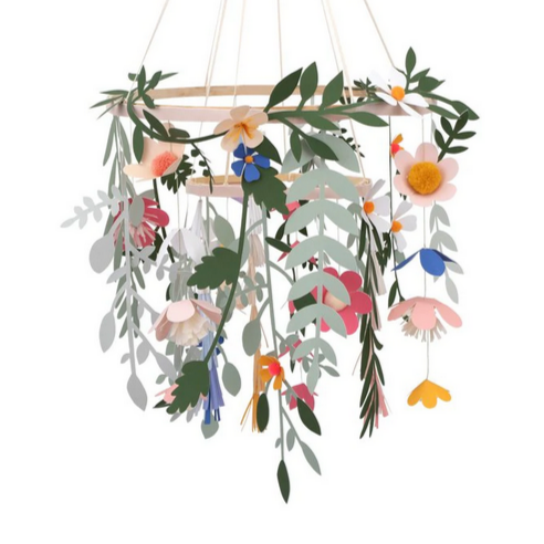Paper Flower Garden Chandelier