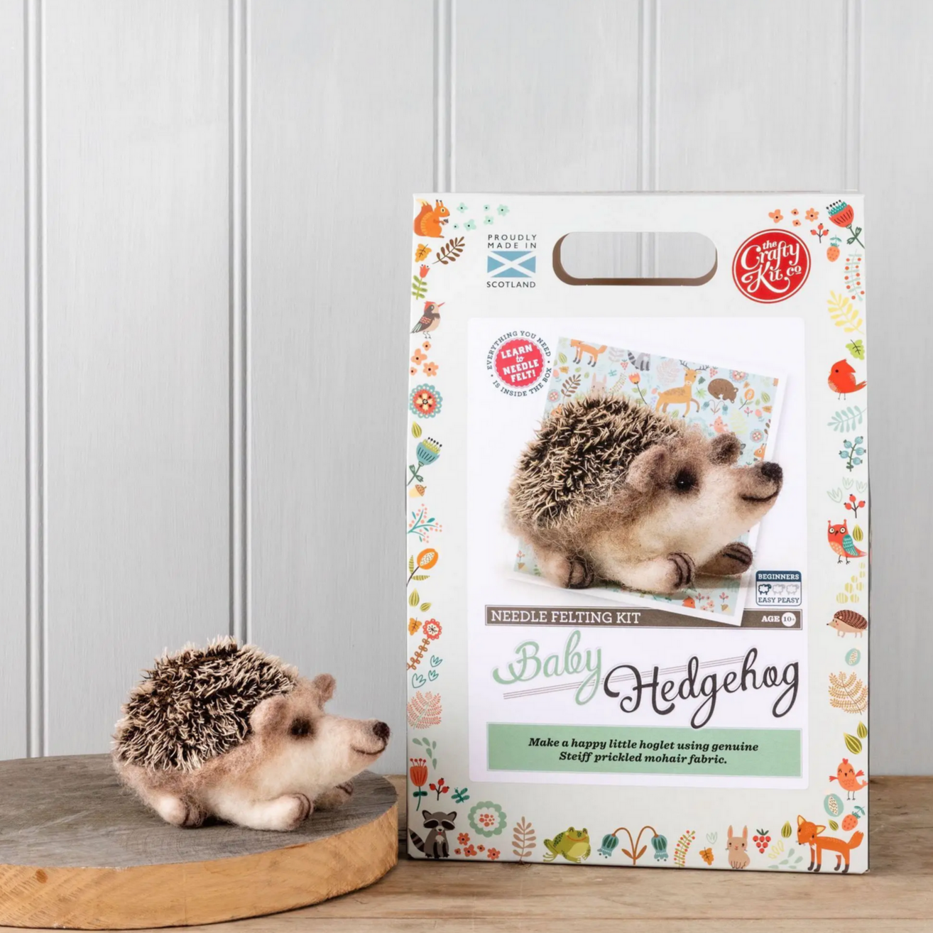 Baby Hedgehog Needle Felting Kit (10yrs-adult)