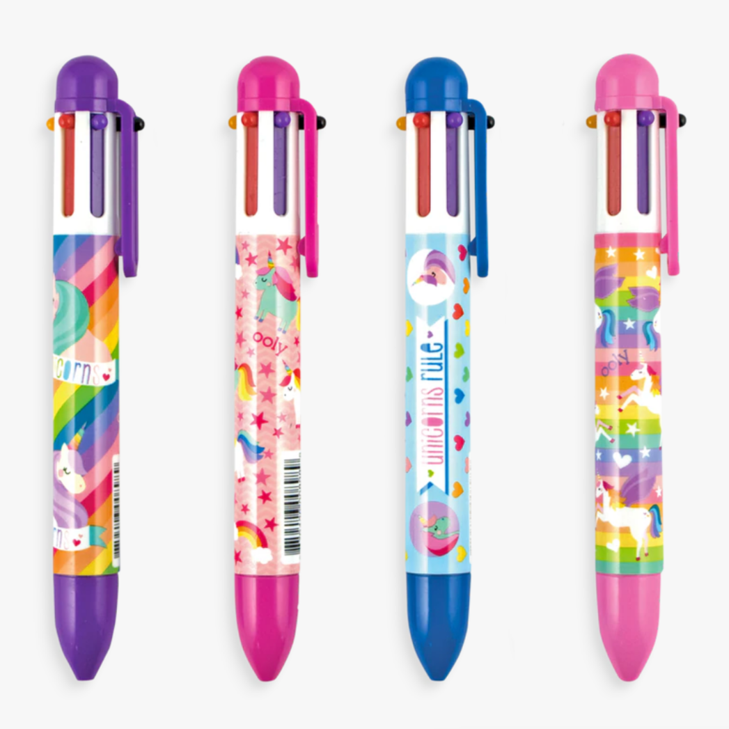 6 Click Pens - Unique Unicorn