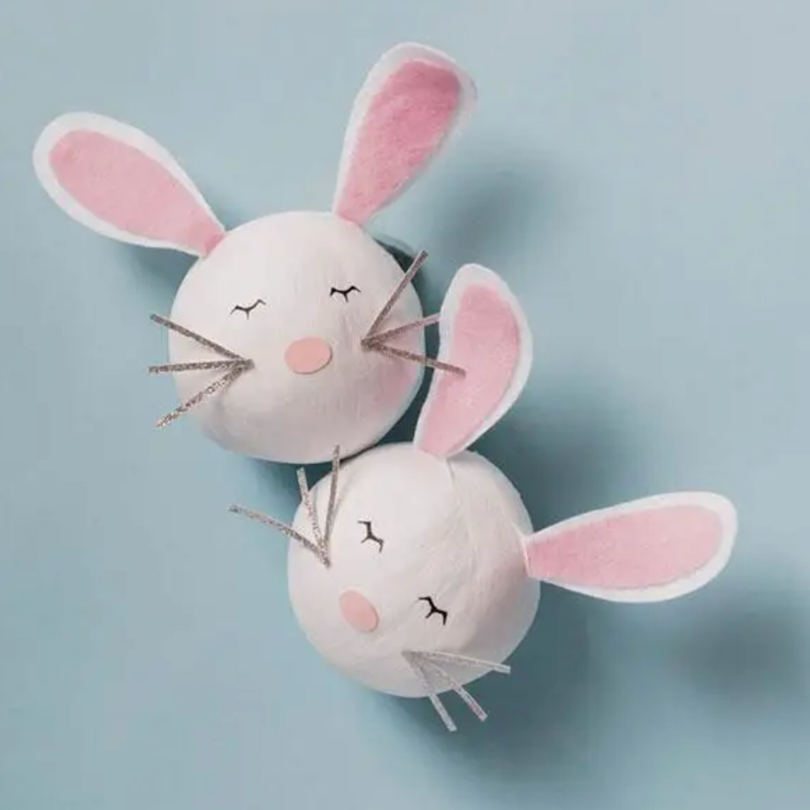 Deluxe Surprize Ball Bunny with Felt Ears 4"