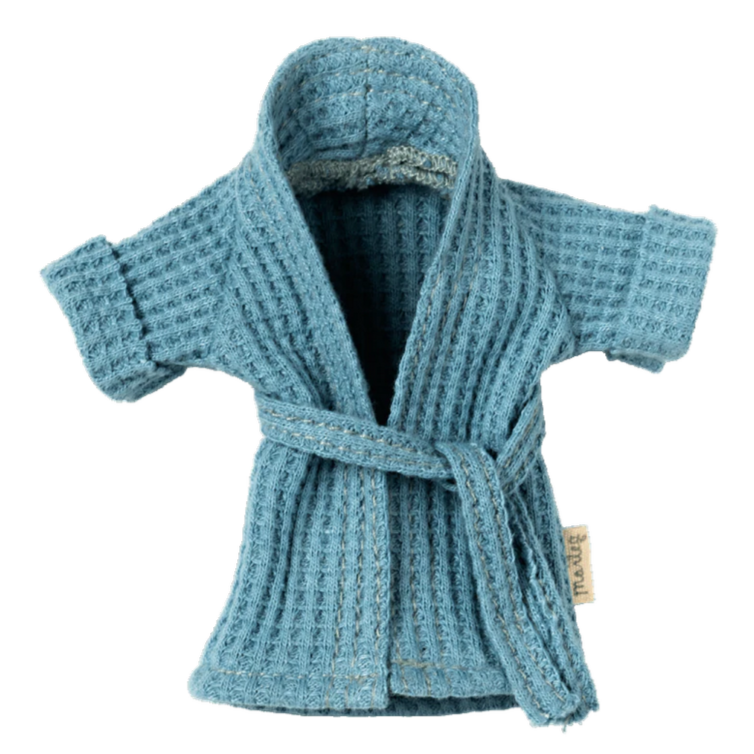 Bathrobe -Dusty Blue for Dad & Mum Mouse