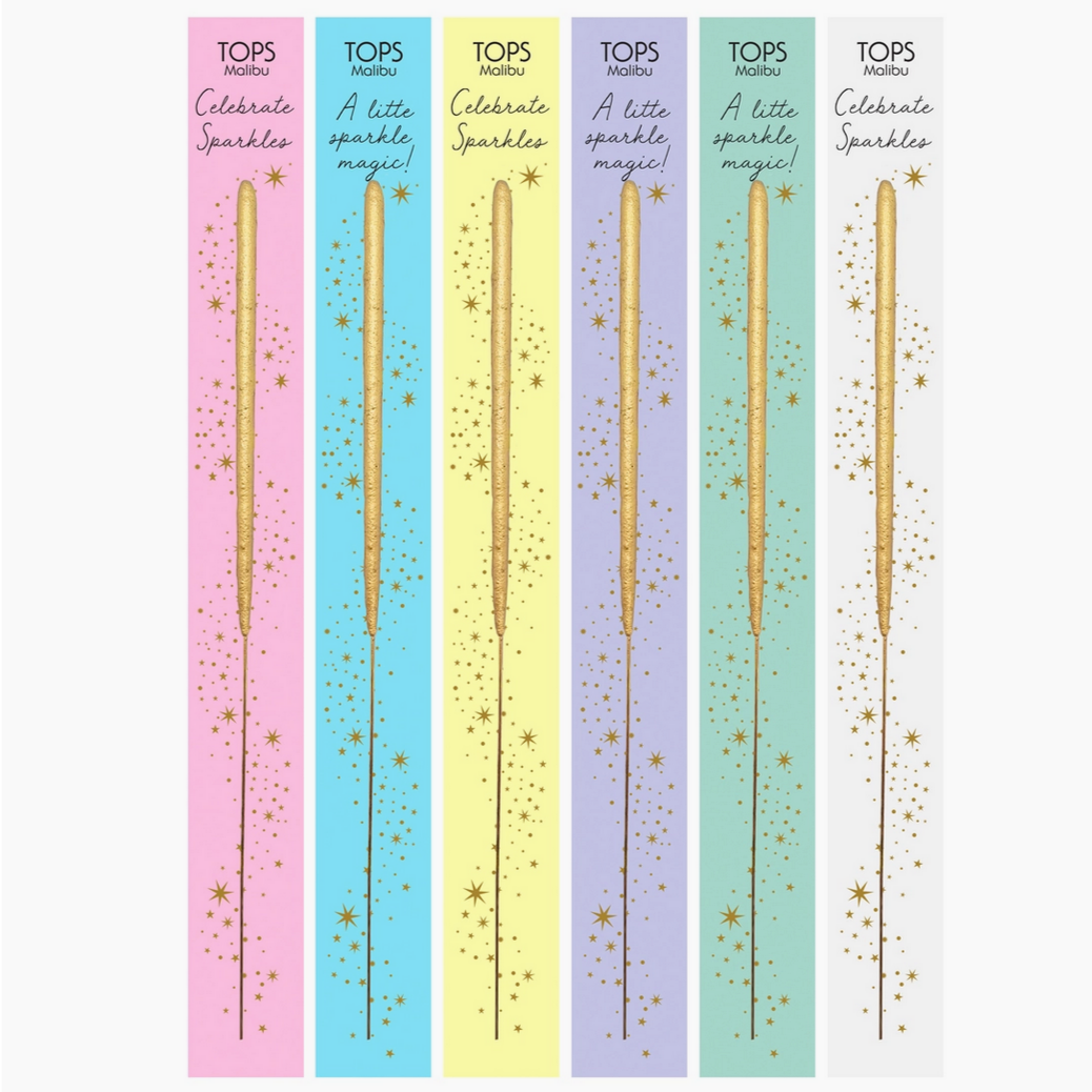 Single Wish Gold Sparkler Birthday Wish/Celebrate