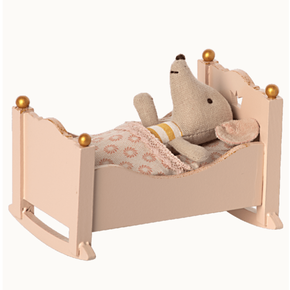 Baby Mouse Cradle -rose