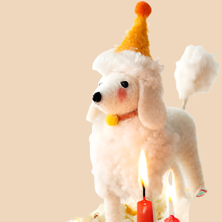 Dog Cake Topper – TANTRUM - Main Image