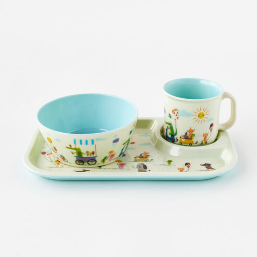 Animal Parade Kid's Dinner Set