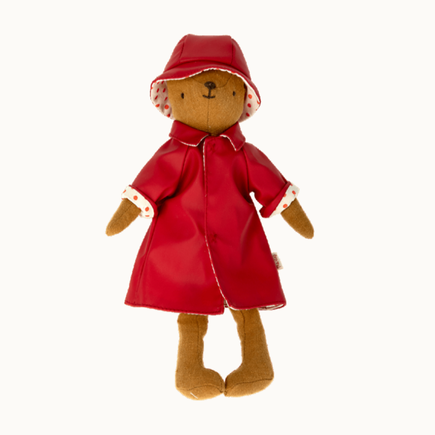 Raincoat with Hat for Teddy Mum