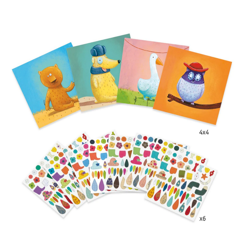 Create With Stickers - Animals
