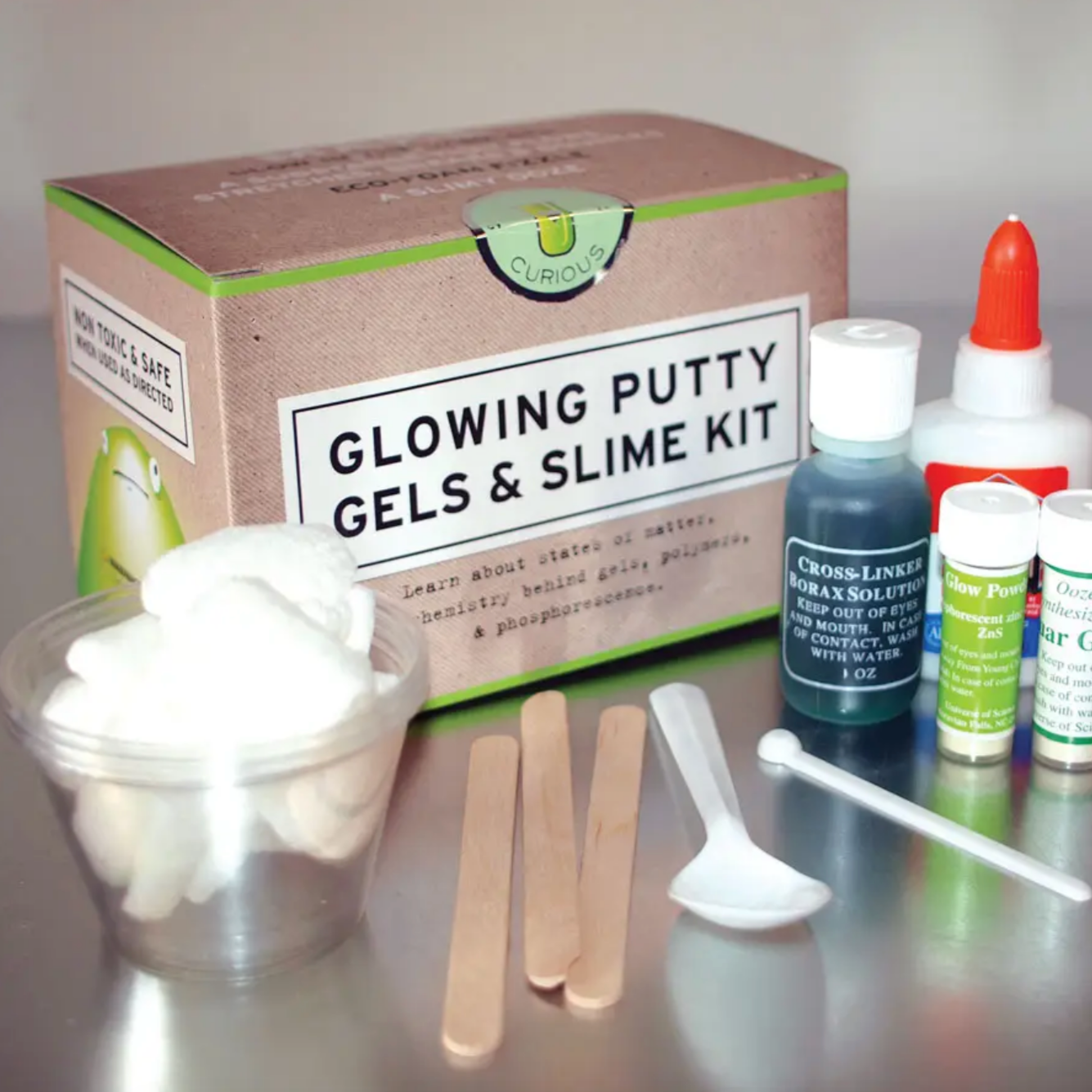 Glowing Putty, Gels & Slime Kit