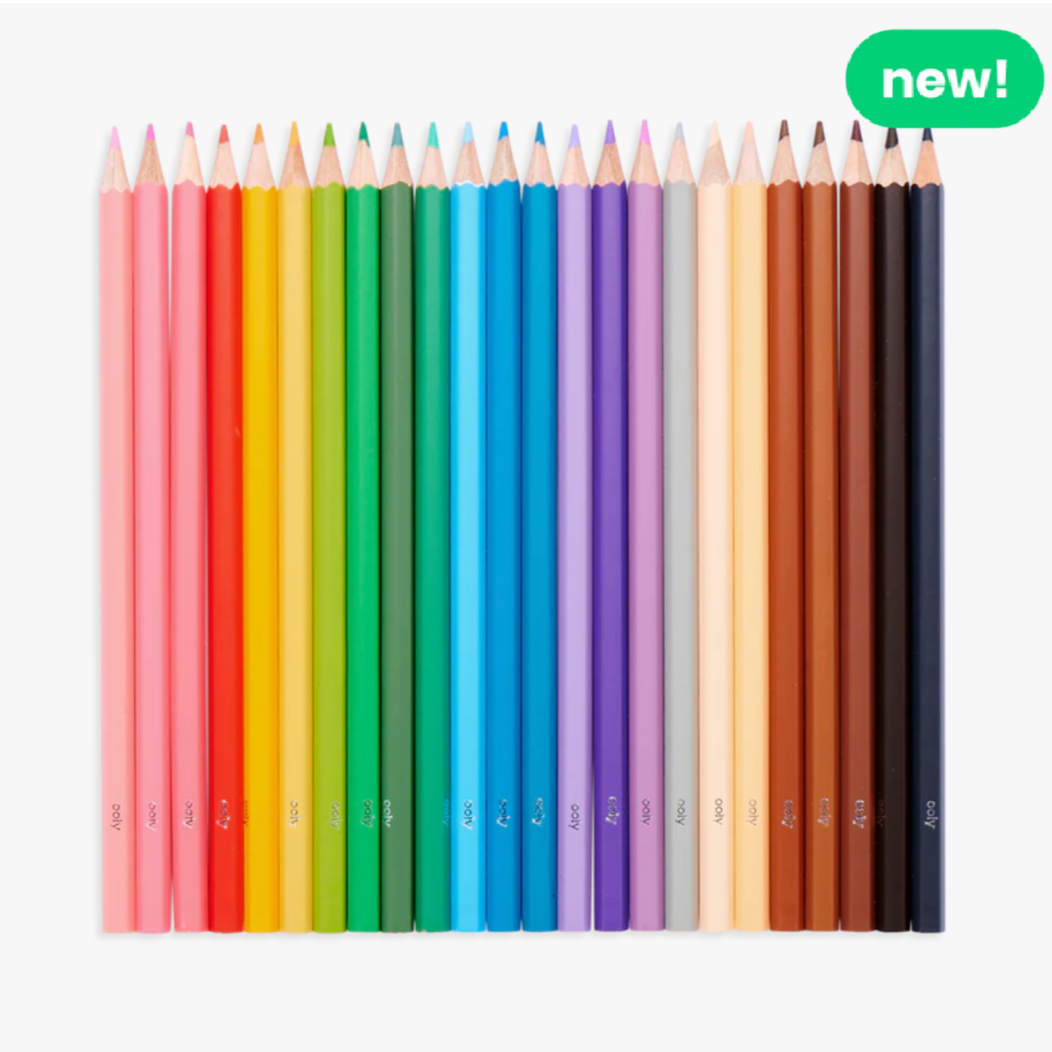 Color Together Colored Pencils - set of 24 (18 classic & 6 skin tone colors)