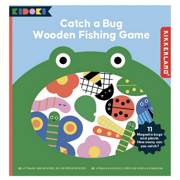 Catch a Bug -Wooden Fishing Game 2-4yrs