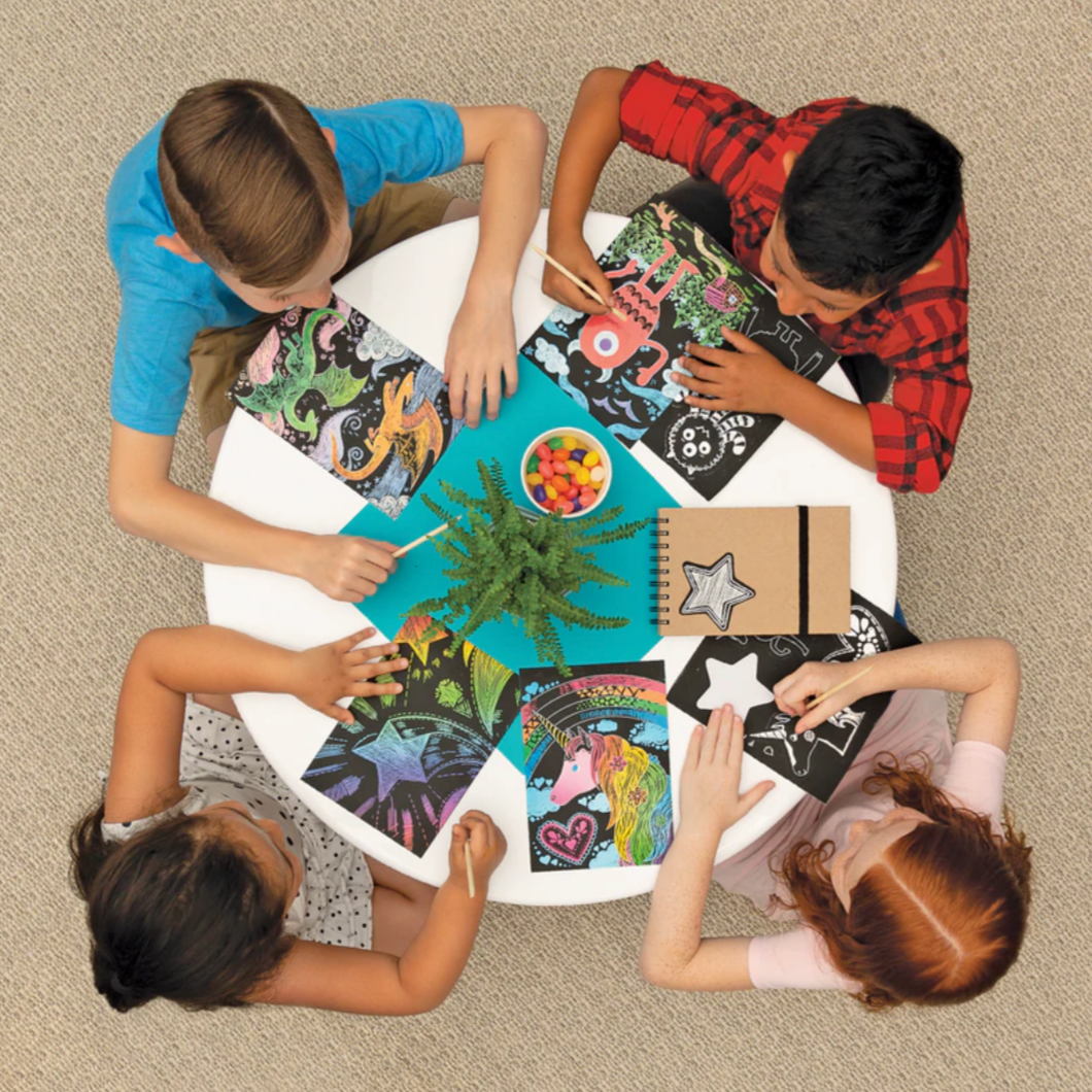 Fantastic Dragon Scratch and Scribble Scratch Art Kit