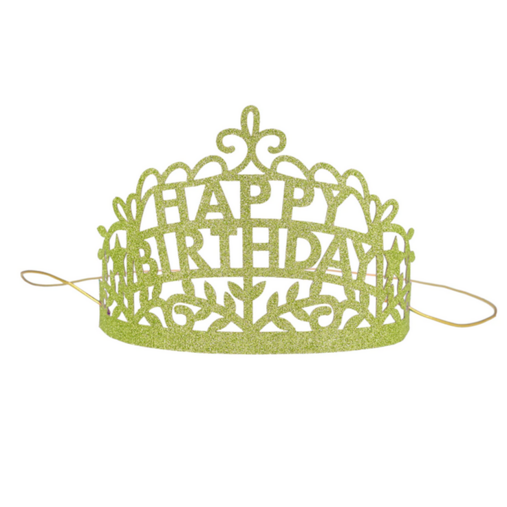 Happy Birthday Party Tiaras -set of 8 diff. colors