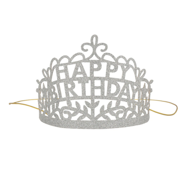 Happy Birthday Party Tiaras -set of 8 diff. colors