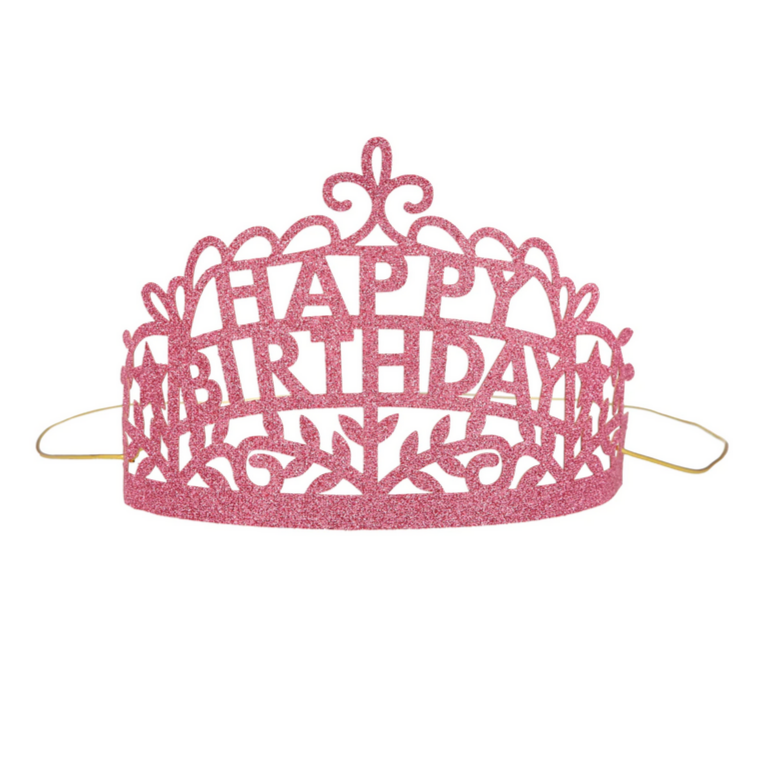 Happy Birthday Party Tiaras -set of 8 diff. colors