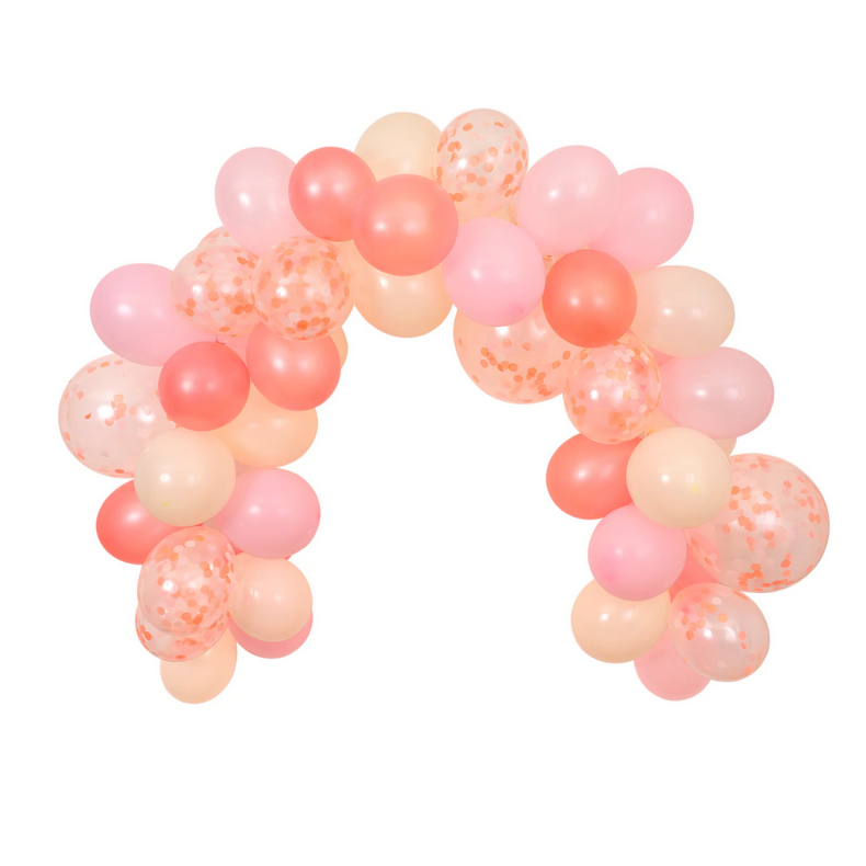 Pink Balloon & Streamer Garland (50 balloons)