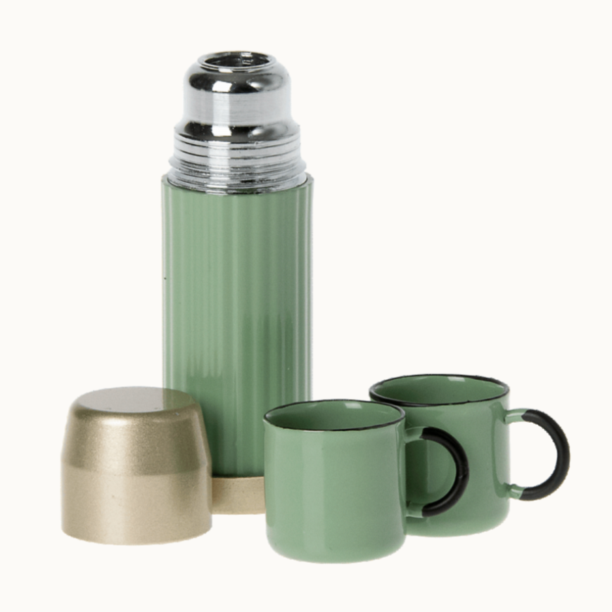 Thermos and Cups - mint