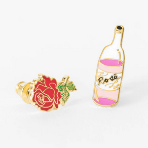 Rosé & Rose Earrings