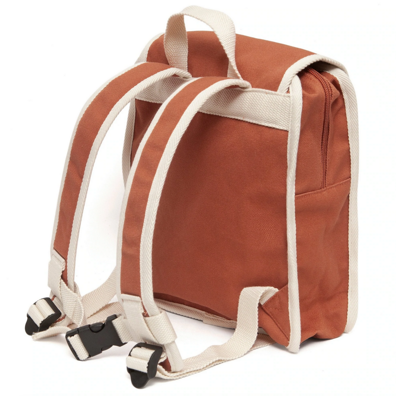 Recycled Cotton Backpack -baked clay (4-8yrs)
