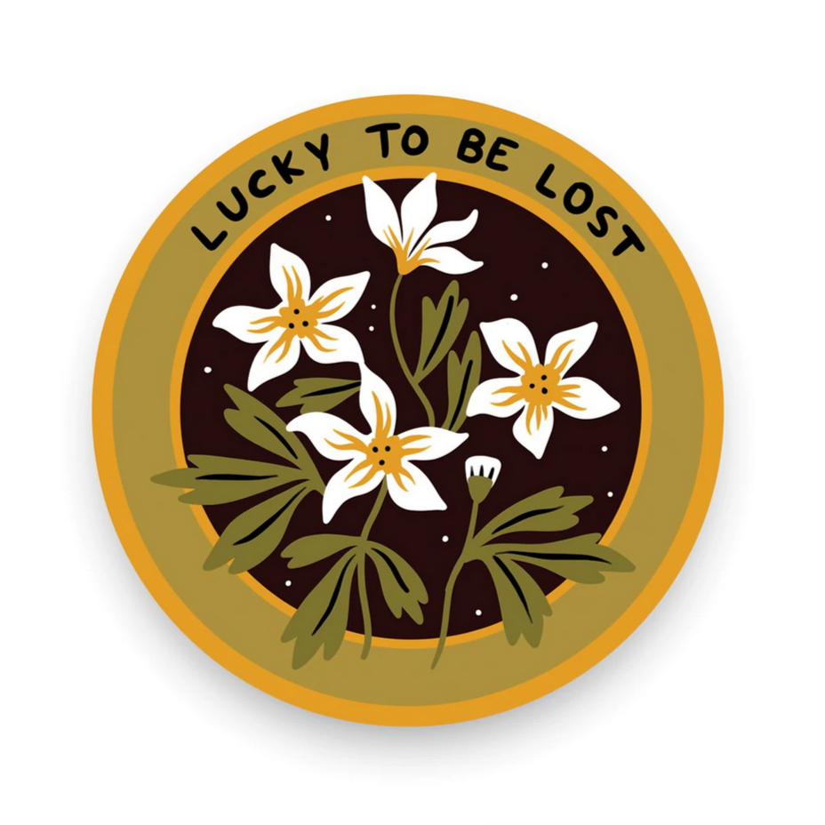 Lucky to be Lost Vinyl Sticker
