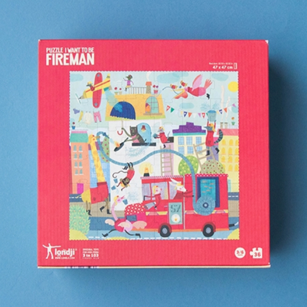 I want to be... Fireman Puzzle 36pcs 3-6yrs