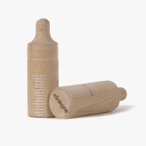 Minikane Bobby Graduated Wooden Baby Doll Bottle 10cm