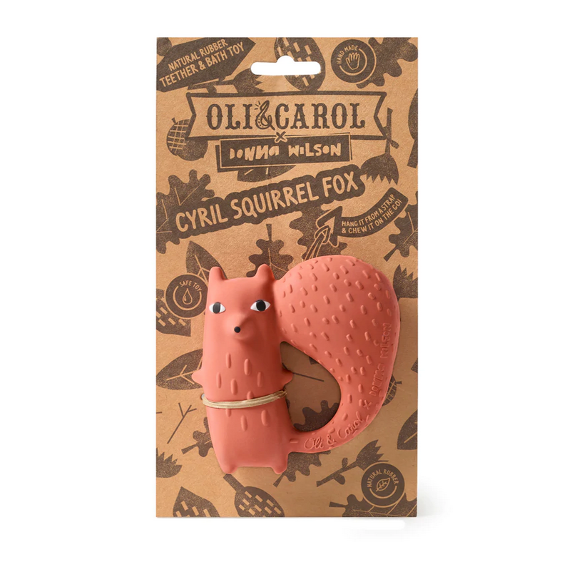 CYRIL SQUIRREL FOX, Oli&Carol x Donna Wilson Teether