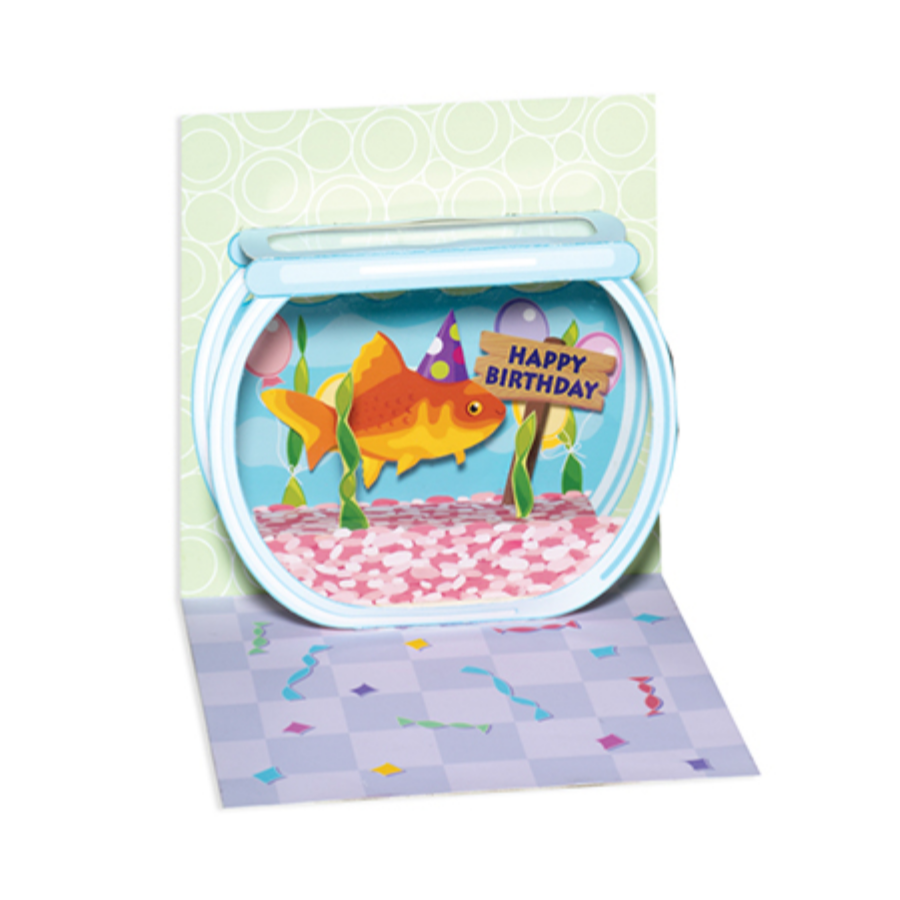 Mini Goldfish :pop-out -Birthday
