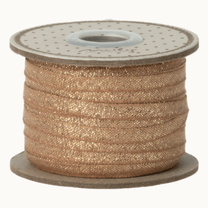 Ribbon 25 m - vintage rose gold