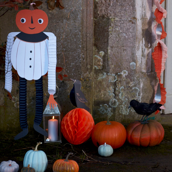 Vintage Halloween Honeycomb Heads