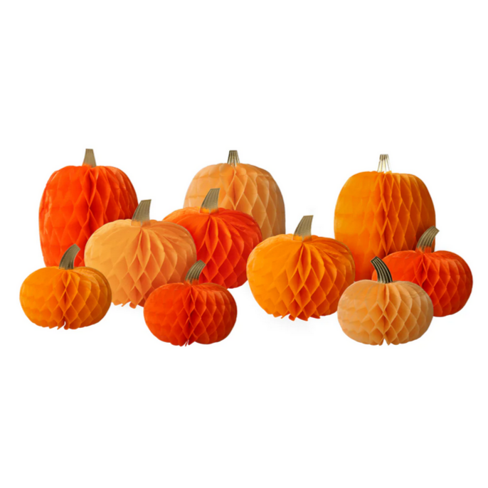 Honeycomb Pumpkins (pk10)