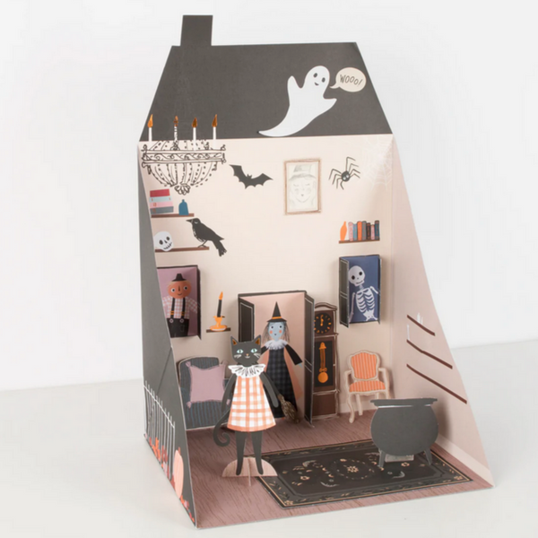 Halloween Paper Play House