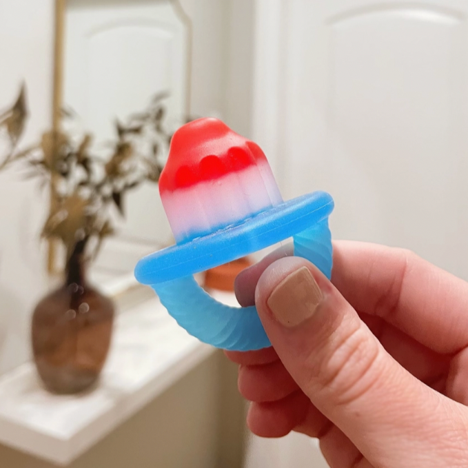 Teensy Teether Hero Pop Soothing Silicone Teether