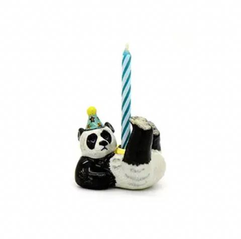 Porcelain Animal Cake Topper -panda