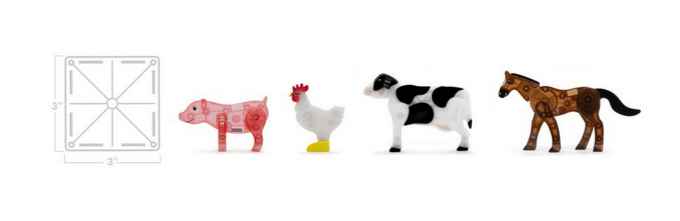 Farm Animals - 25-Piece Set