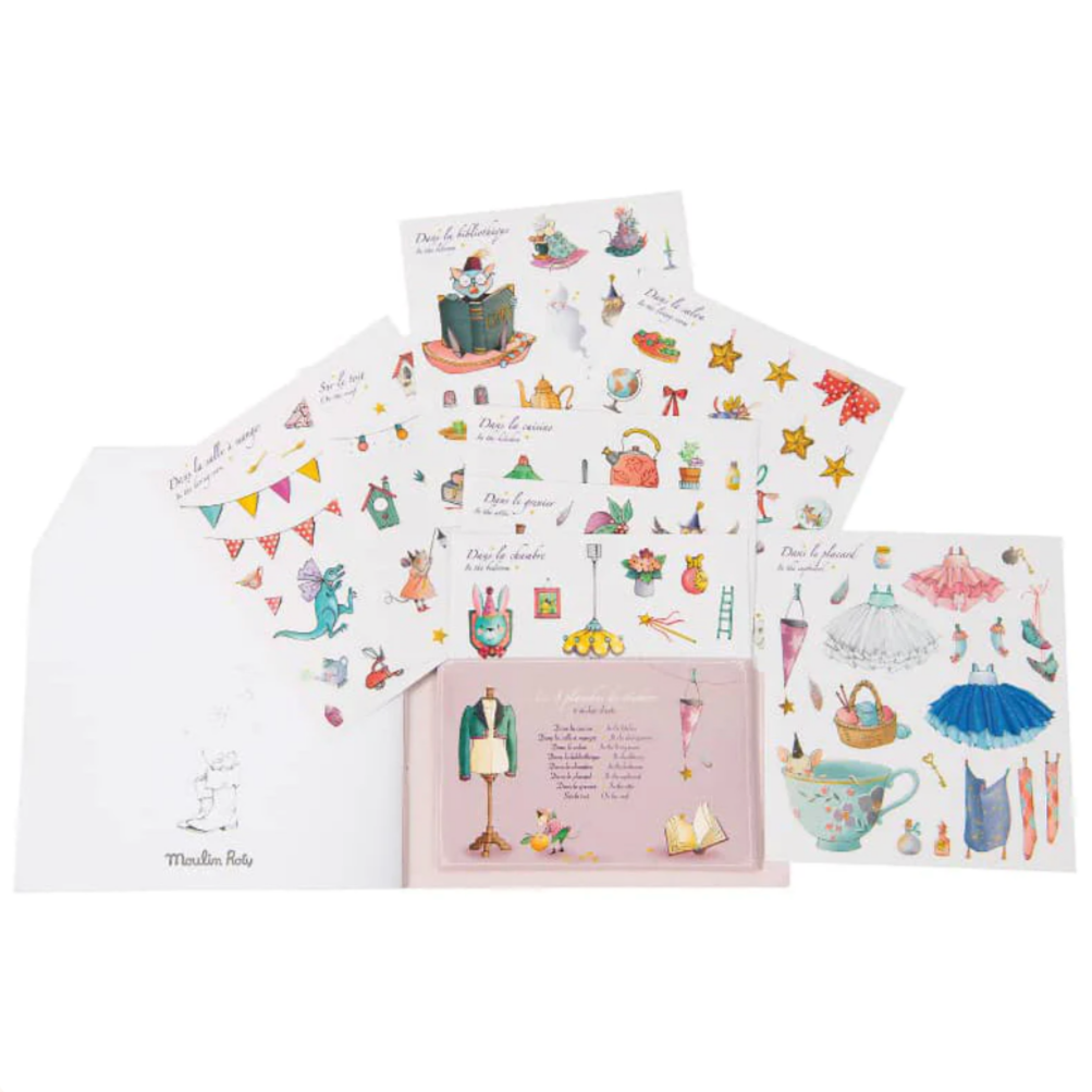 Coloring Book & Stickers Once Upon a Time