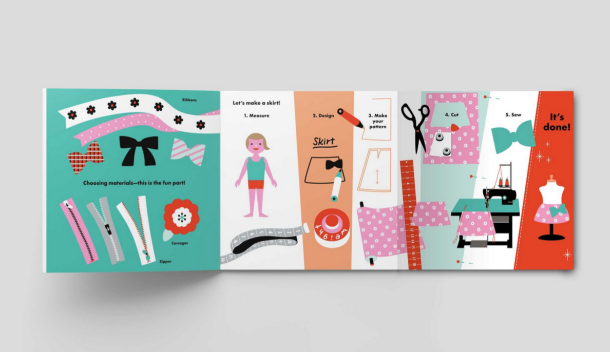 I Am A Little Fashion Designer -with Stickers