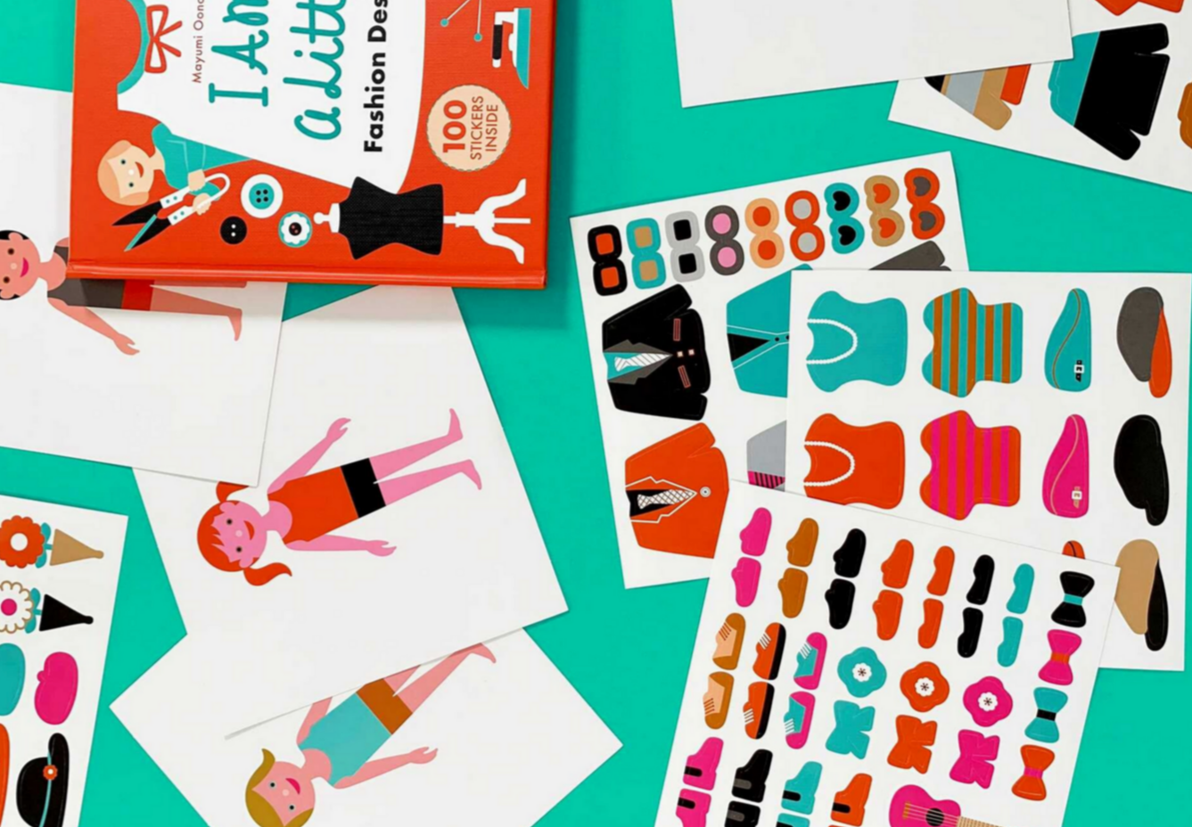 I Am A Little Fashion Designer -with Stickers