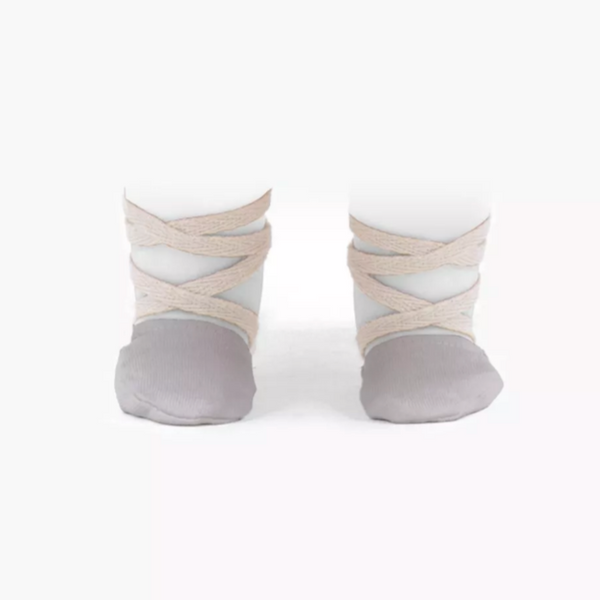 Minikane Grey Ballet Shoes -34cm/13.5in dolls