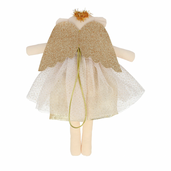 Gold Angel Mouse Tree Topper