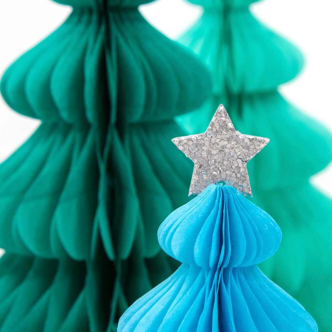 Rainbow Forest Honeycomb Decorations