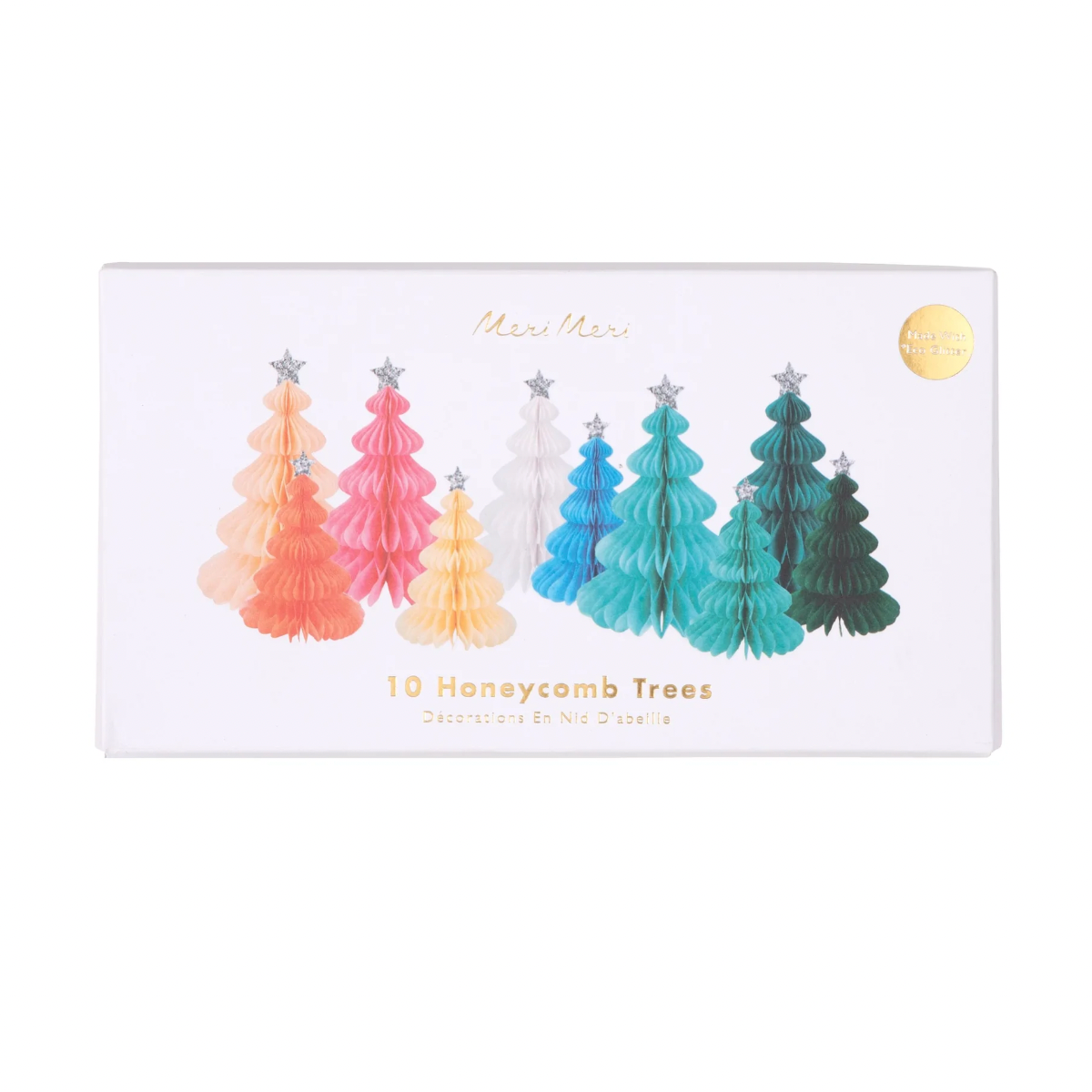 Rainbow Forest Honeycomb Decorations