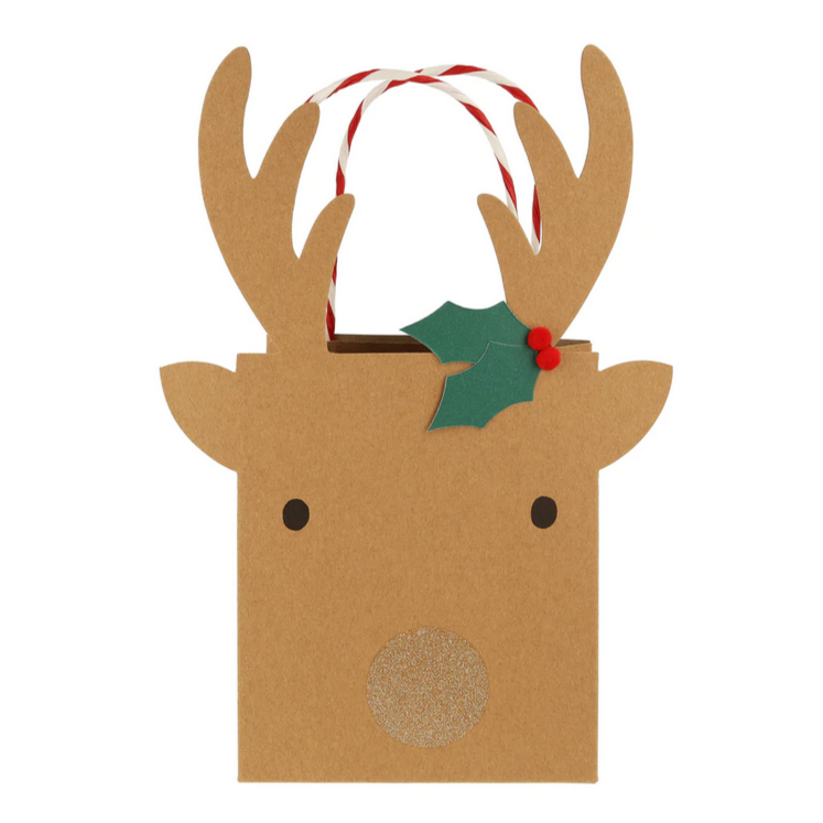 Medium Reindeer Gift Bags (2pk)